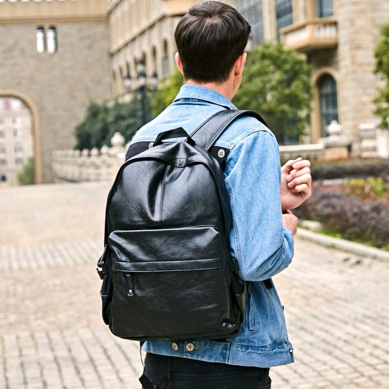 Mochila de Couro para Notebook